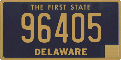 DE license plate 96405