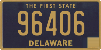 DE license plate 96406