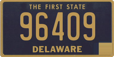 DE license plate 96409