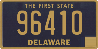 DE license plate 96410