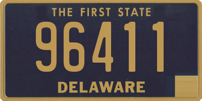 DE license plate 96411