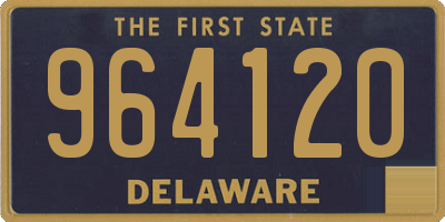 DE license plate 964120