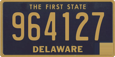 DE license plate 964127