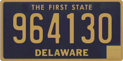 DE license plate 964130