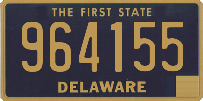 DE license plate 964155