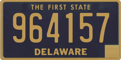 DE license plate 964157