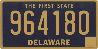 DE license plate 964180