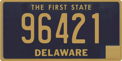 DE license plate 96421