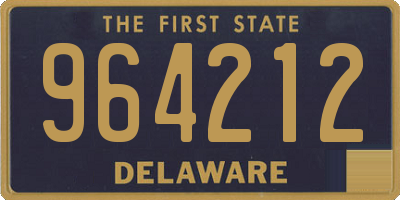 DE license plate 964212