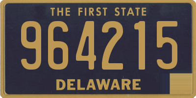 DE license plate 964215