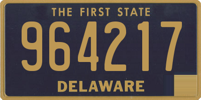 DE license plate 964217