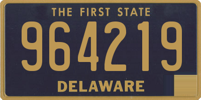 DE license plate 964219