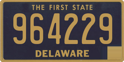 DE license plate 964229