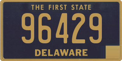 DE license plate 96429