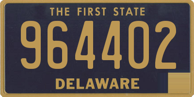 DE license plate 964402