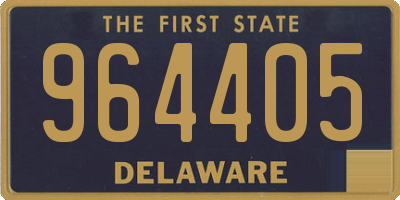 DE license plate 964405