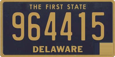 DE license plate 964415