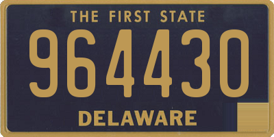 DE license plate 964430