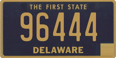 DE license plate 96444