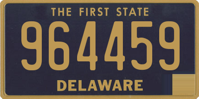 DE license plate 964459