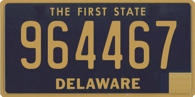 DE license plate 964467