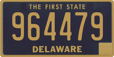 DE license plate 964479
