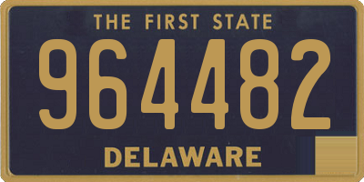 DE license plate 964482