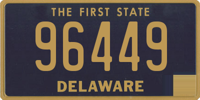 DE license plate 96449
