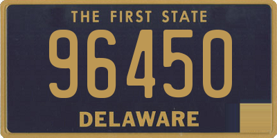 DE license plate 96450