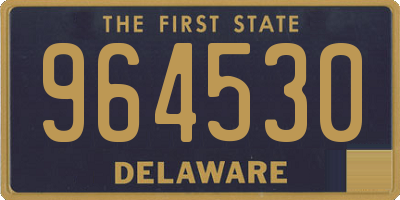 DE license plate 964530
