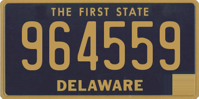 DE license plate 964559