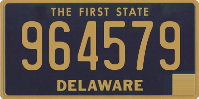 DE license plate 964579