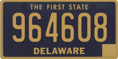 DE license plate 964608