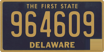 DE license plate 964609