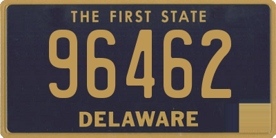DE license plate 96462