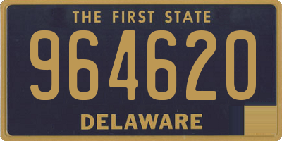 DE license plate 964620