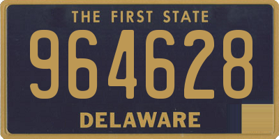 DE license plate 964628