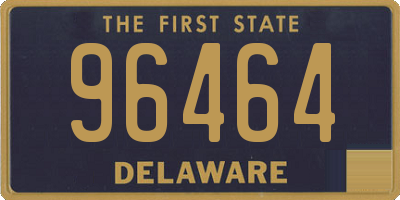 DE license plate 96464