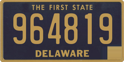 DE license plate 964819