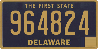 DE license plate 964824