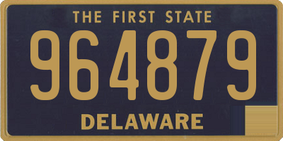 DE license plate 964879