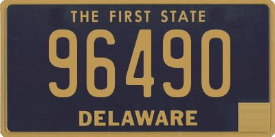 DE license plate 96490