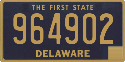 DE license plate 964902