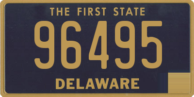 DE license plate 96495