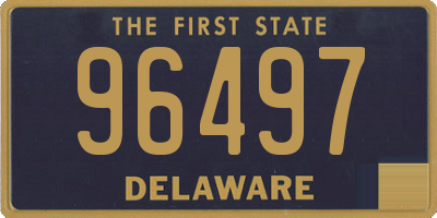 DE license plate 96497