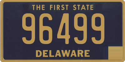 DE license plate 96499