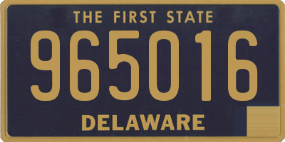 DE license plate 965016