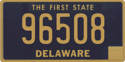 DE license plate 96508