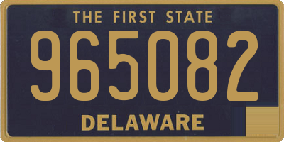 DE license plate 965082