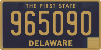 DE license plate 965090